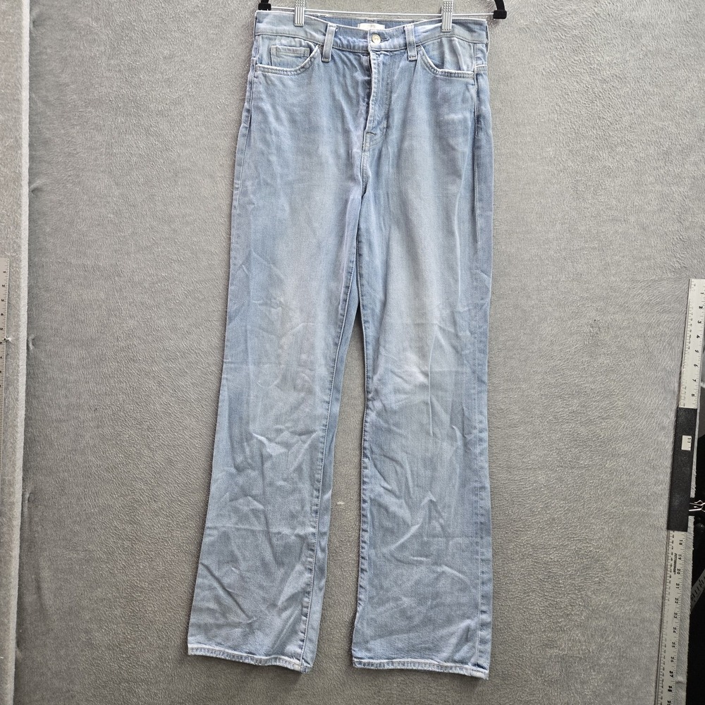 7‎ For All Mankind Women Jeans 29 Light Blue Denim Bootcut Easy Boot